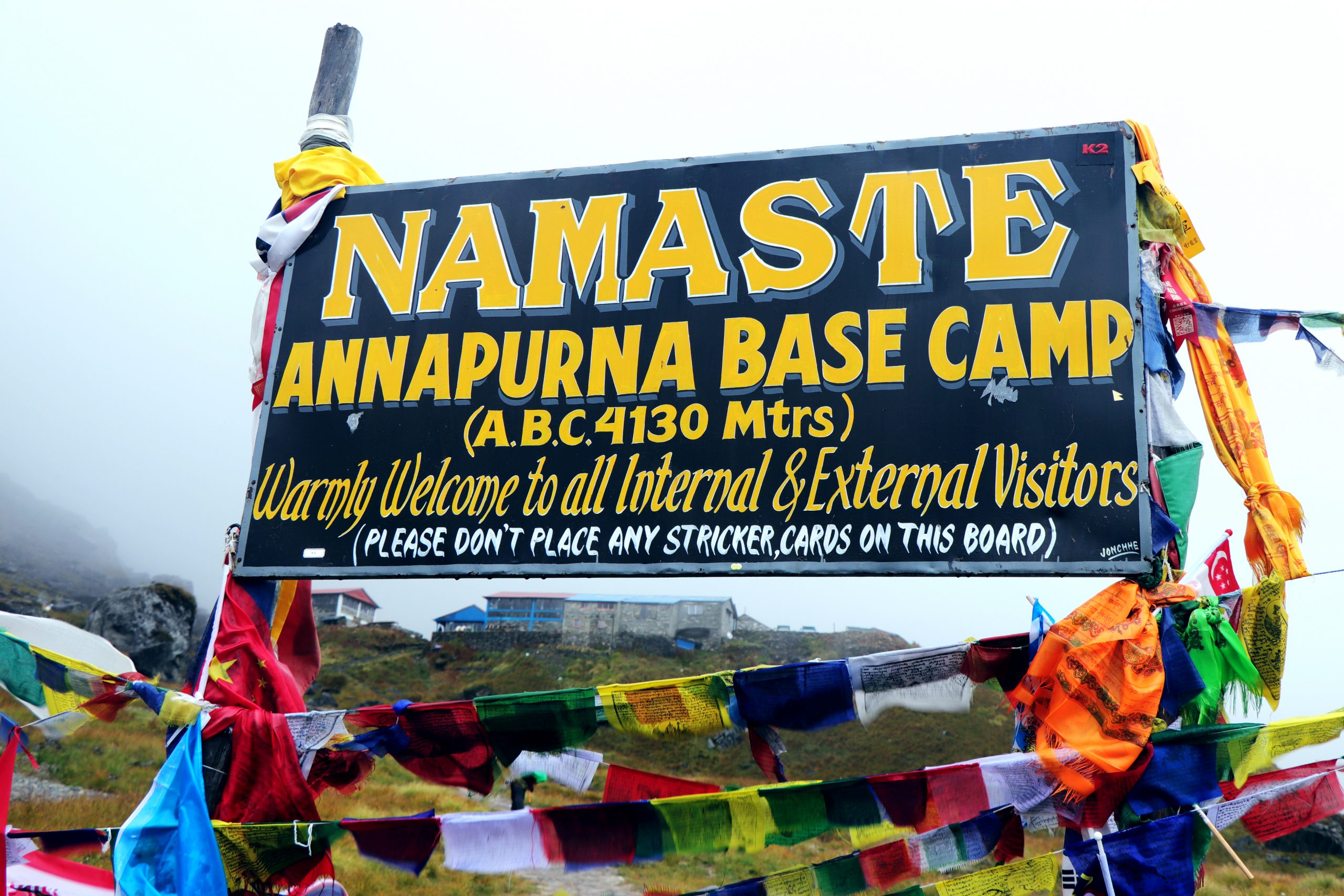 The Beauty Conquered in 5 Days 18 annapurna base camp scaled