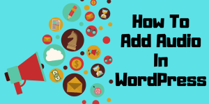 How To Add Audio Files In Wordpress Website