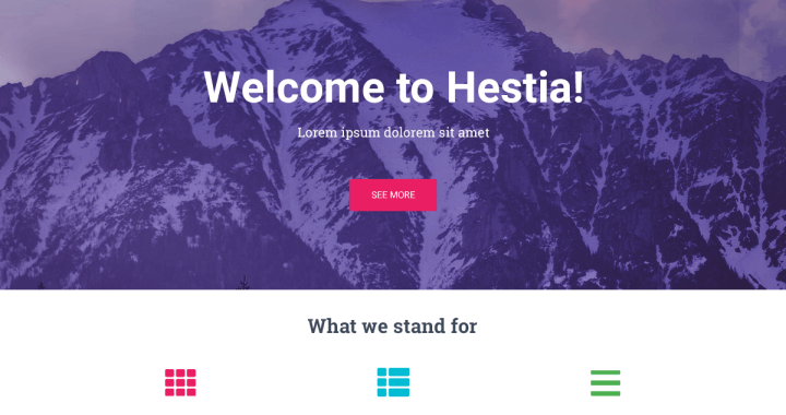 hestia themes wordpress
